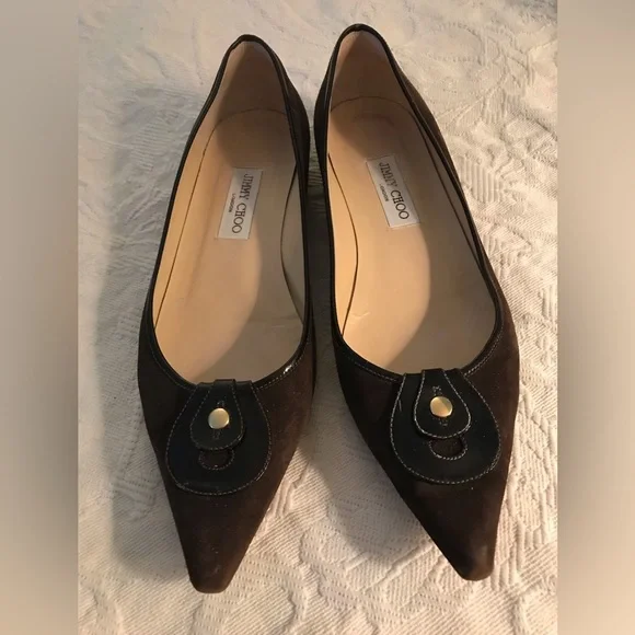 Jimmy Choo Brown flats - Picture 2 of 8